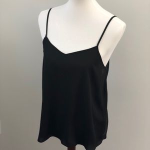 topshop • black spaghetti strap tank
